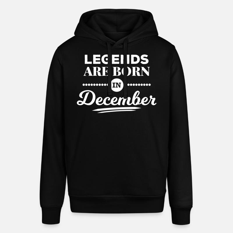 légendes naissent dans anniversaire décembre - Sweat à capuche SOUNDER Stanley/Stella Unisexe - noir