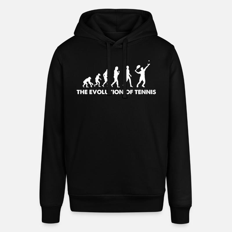 L’évolution du tennis - Sweat à capuche SOUNDER Stanley/Stella Unisexe - noir