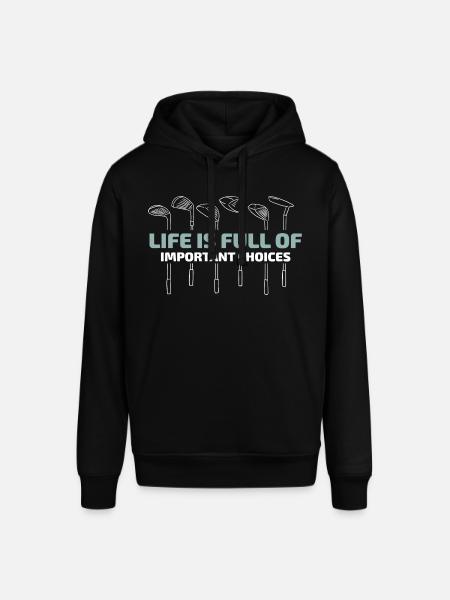 Wähle deinen Golfschläger - Stanley/Stella Unisex Hoodie SOUNDER - Schwarz