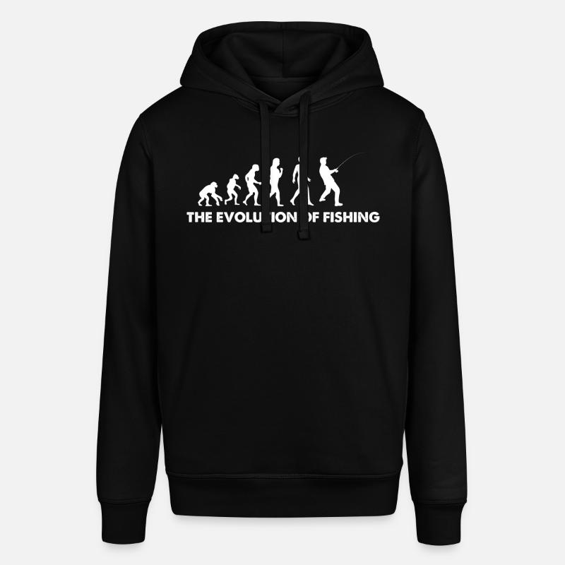 L’évolution de la pêche - Sweat à capuche SOUNDER Stanley/Stella Unisexe - noir