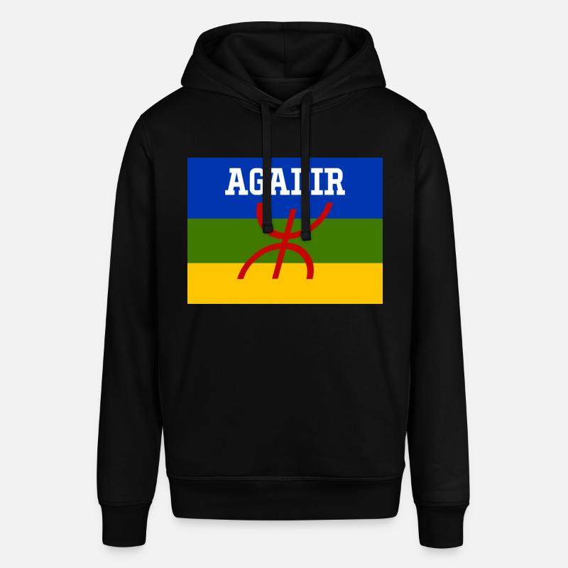 Drapeau Amazigh Ville d'Agadir - Sweat à capuche SOUNDER Stanley/Stella Unisexe - noir