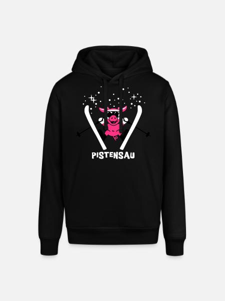 Pistensau text 3C - Stanley/Stella SOUNDER Unisex Hoodie - black