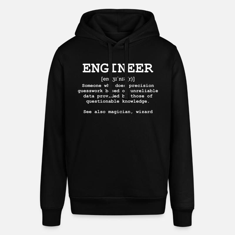 Ingénieur - Devis d’ingénieur - Sweat à capuche SOUNDER Stanley/Stella Unisexe - noir