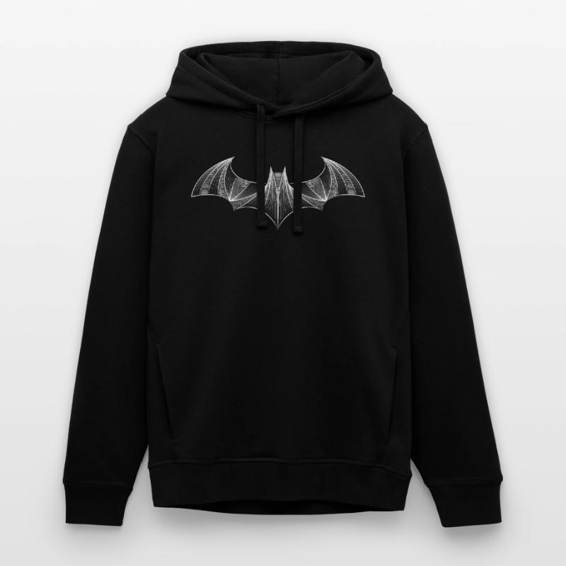 Batman Logo 'Drawing' Stanley/Stella SOUNDER Unisex Hoodie