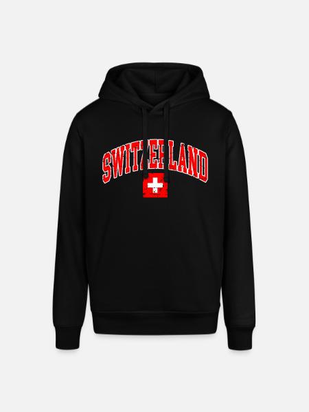 Switzerland - Stanley/Stella SOUNDER Unisex Hoodie - black