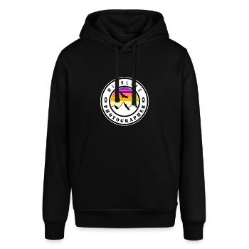 wildlife photographer - Stanley/Stella Unisex Hoodie SOUNDER - Schwarz - Vorne - Alina (178cm) & Michal (187cm)