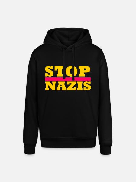 Stop Nazis - Stanley/Stella SOUNDER Unisex Hoodie - black