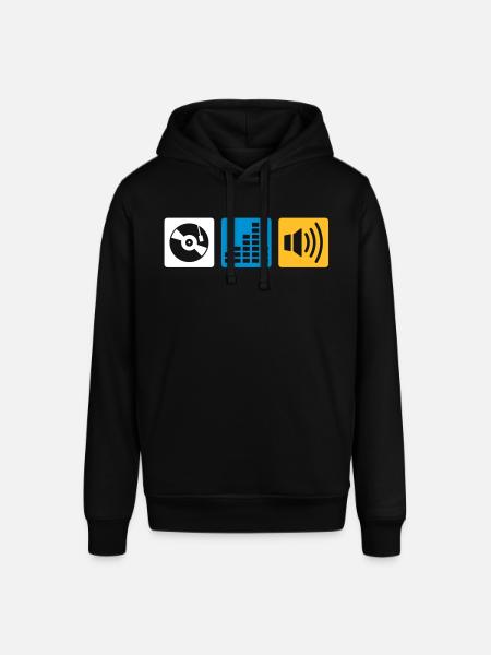 Music - DJ - Stanley/Stella Unisex Hoodie SOUNDER - Schwarz