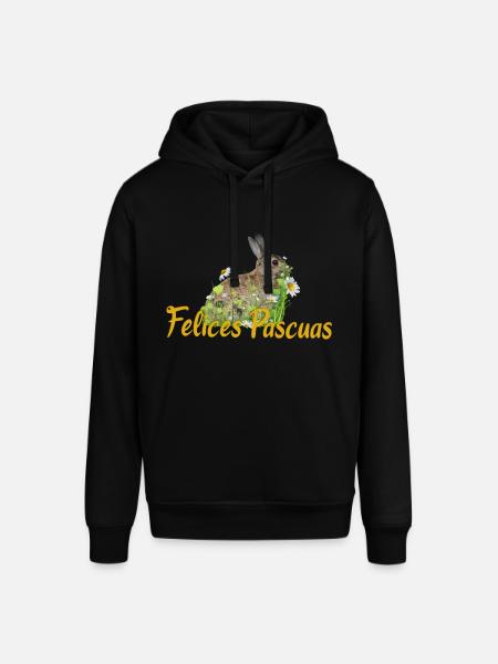 felices pascuas Happy Easter - Stanley/Stella SOUNDER Unisex Hoodie - black
