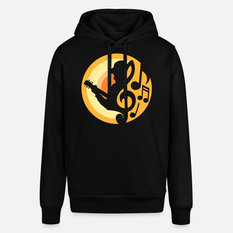 Guitariste - Sweat à capuche SOUNDER Stanley/Stella Unisexe - noir