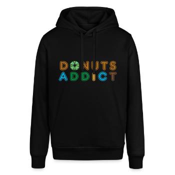 Donuts addict green choco - Sweat à capuche SOUNDER Stanley/Stella Unisexe - noir - Devant - Alina (178cm) & Michal (187cm)