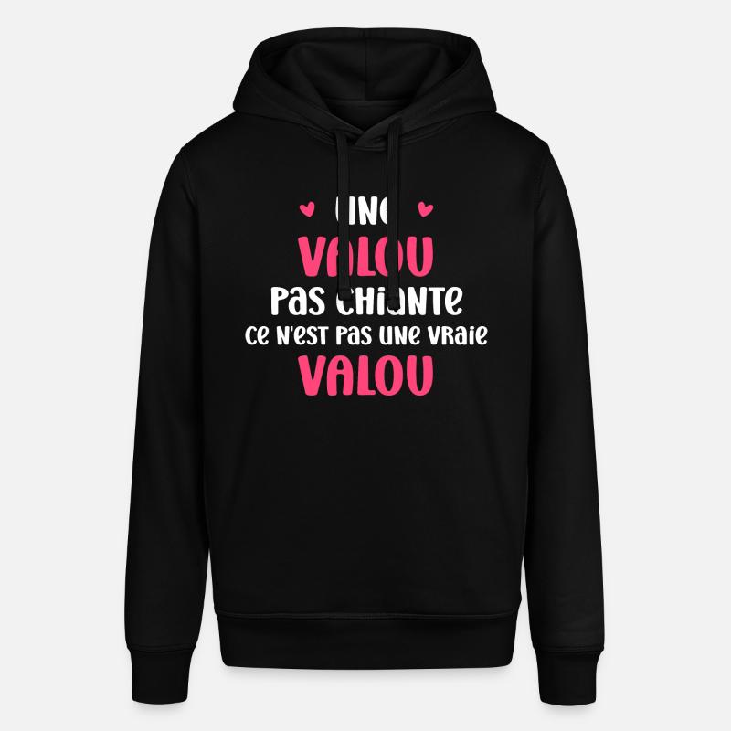 Une valou pas chiante - Sweat à capuche SOUNDER Stanley/Stella Unisexe - noir
