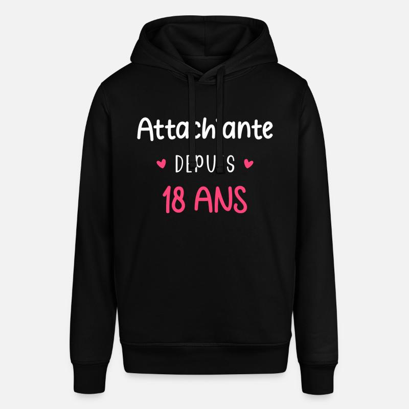 Attachiante depuis 18 ans - Sweat à capuche SOUNDER Stanley/Stella Unisexe - noir