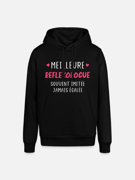 Meilleure Reflexologue - Sweat à capuche SOUNDER Stanley/Stella Unisexe - noir