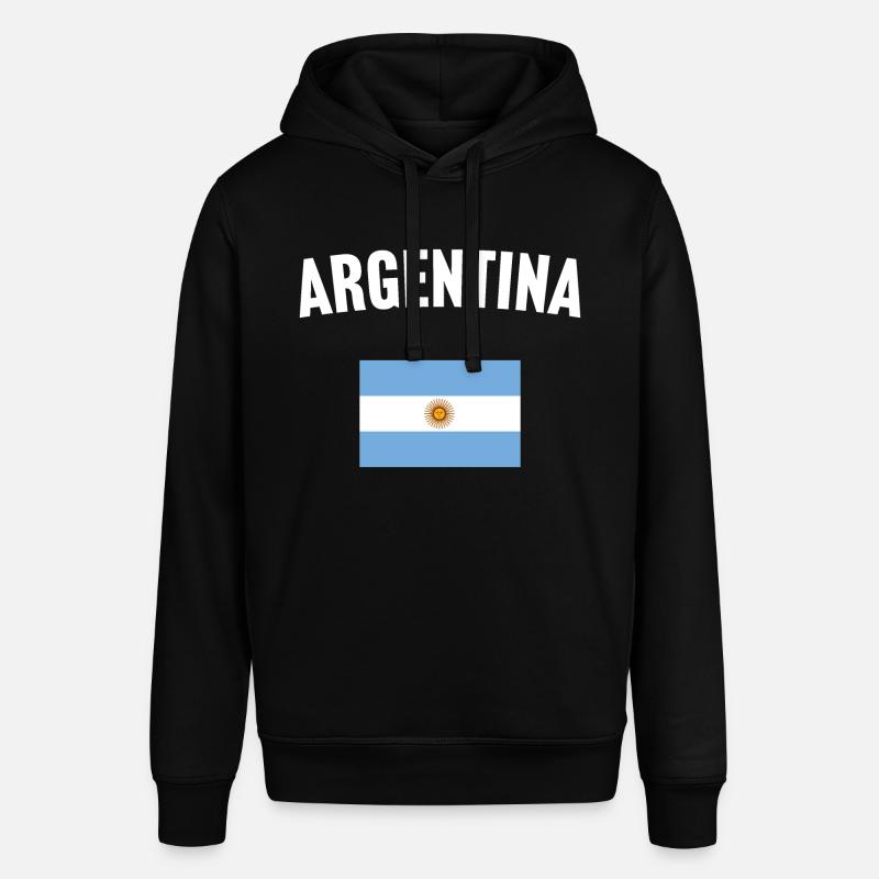 Drapeau de l’Argentine - Sweat à capuche SOUNDER Stanley/Stella Unisexe - noir