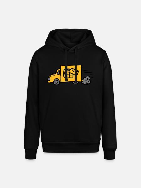 Levering af levering af levering af pakkepakker - Stanley/Stella SOUNDER unisex hoodie - sort