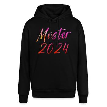 Master 2024 - Stanley/Stella Unisex Hoodie SOUNDER - Schwarz - Vorne - Alina (178cm) & Michal (187cm)