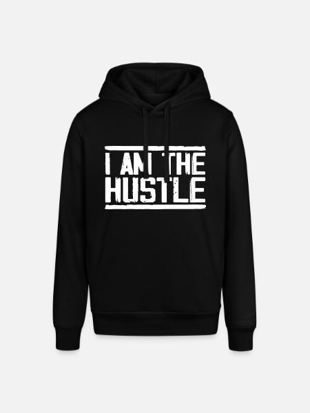 Ik ben de hustle grappige ondernemer, CEO - Stanley/Stella Uniseks biologische hoodie SOUNDER - zwart