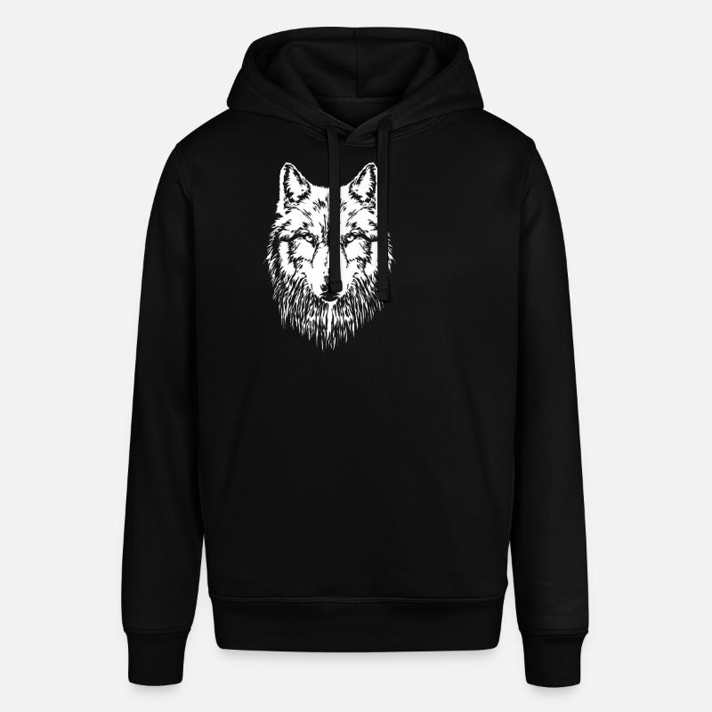 Tête de loup - Sweat à capuche SOUNDER Stanley/Stella Unisexe - noir