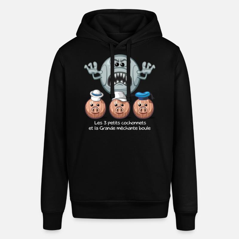 les 3 petits cochonets - Sweat à capuche SOUNDER Stanley/Stella Unisexe - noir