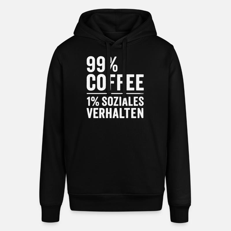 99% Coffee - Stanley/Stella SOUNDER Unisex Hoodie - black