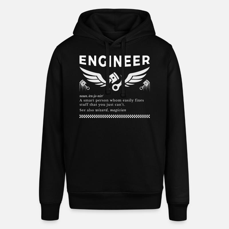 ENGINEER – Das Definitions-T-Stück - Stanley/Stella Unisex Hoodie SOUNDER - Schwarz