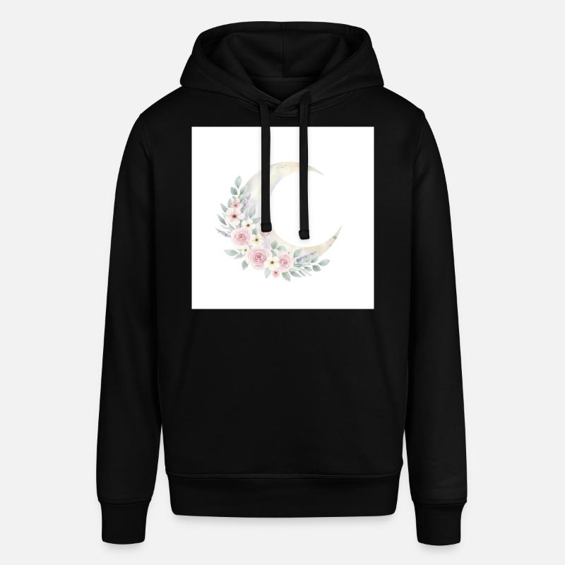 Couronne de fleurs de lune - Sweat à capuche SOUNDER Stanley/Stella Unisexe - noir