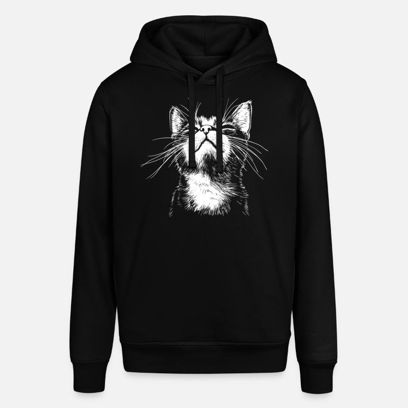 Drôle de Chat - Sweat à capuche SOUNDER Stanley/Stella Unisexe - noir