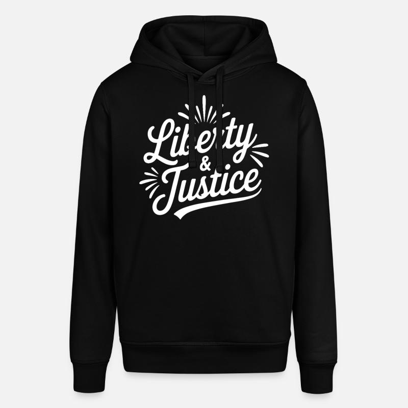 Scénario de Liberté & Justice - Sweat à capuche SOUNDER Stanley/Stella Unisexe - noir
