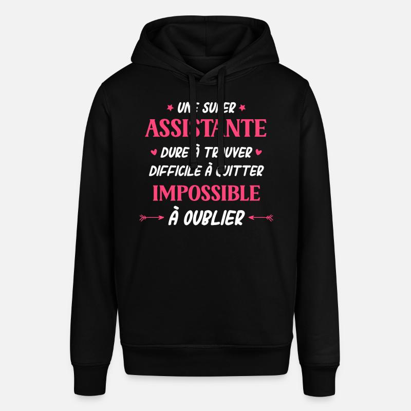 Super assistante - Sweat à capuche SOUNDER Stanley/Stella Unisexe - noir