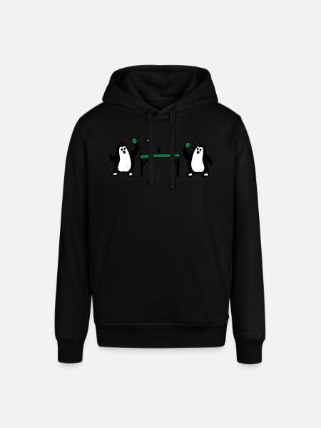 Penguin Table Tennis 3 - Stanley/Stella SOUNDER Unisex Hoodie - black