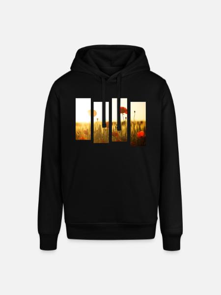 Mohnfeld - Stanley/Stella Unisex Hoodie SOUNDER - Schwarz