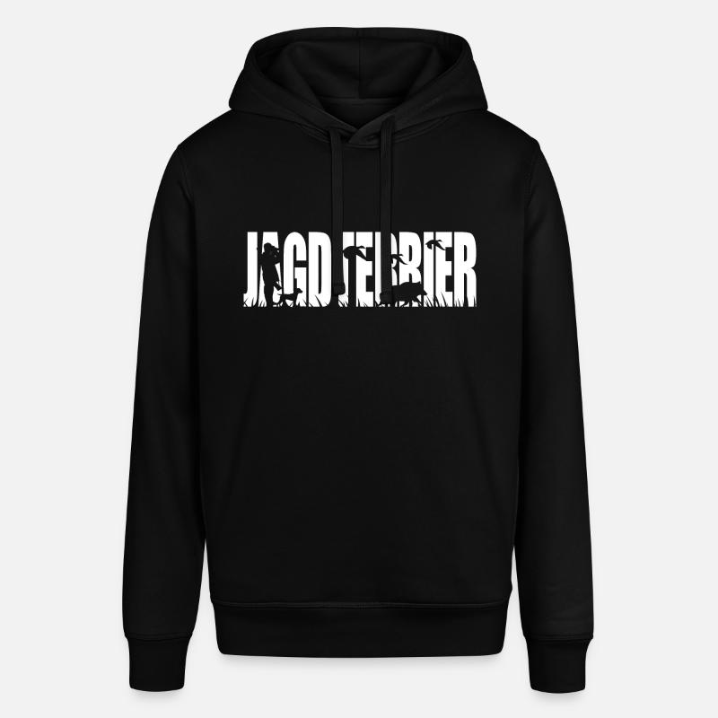 JAGDTERRIER Jagdhunde Jagdhund Jäger Wilsigns - Stanley/Stella Unisex Hoodie SOUNDER - Schwarz