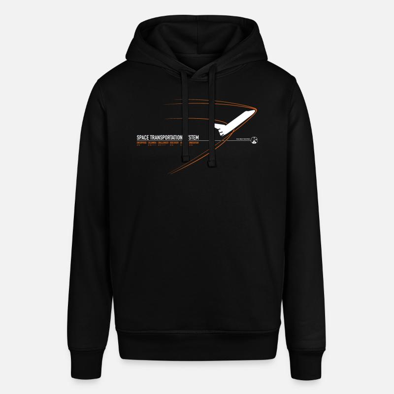 Navette spatiale (imprimé orange) - Sweat à capuche SOUNDER Stanley/Stella Unisexe - noir