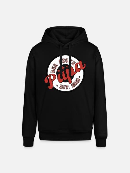 The Best Dad 2022 - Stanley/Stella SOUNDER Unisex Hoodie - black
