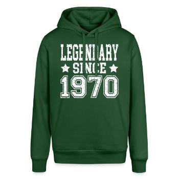 Legendary since 1970 - Stanley/Stella SOUNDER Unisex Hoodie - bottle green - Front - Alina (178cm) & Michal (187cm)