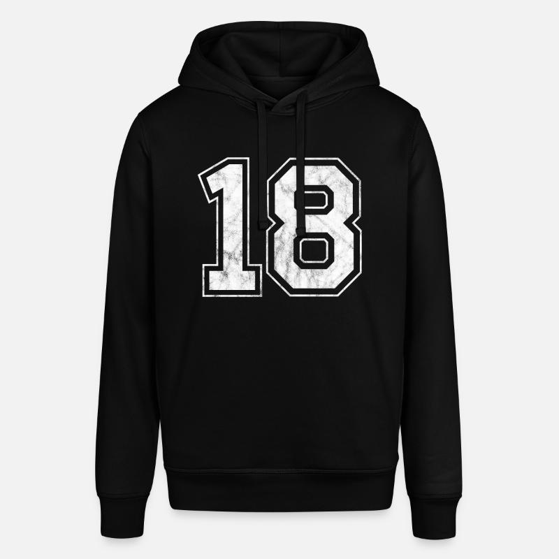 Numéro 18 - Sweat à capuche SOUNDER Stanley/Stella Unisexe - noir