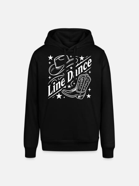 Line Dance Cowboy Flair - Stanley/Stella SOUNDER Unisex Hoodie - black
