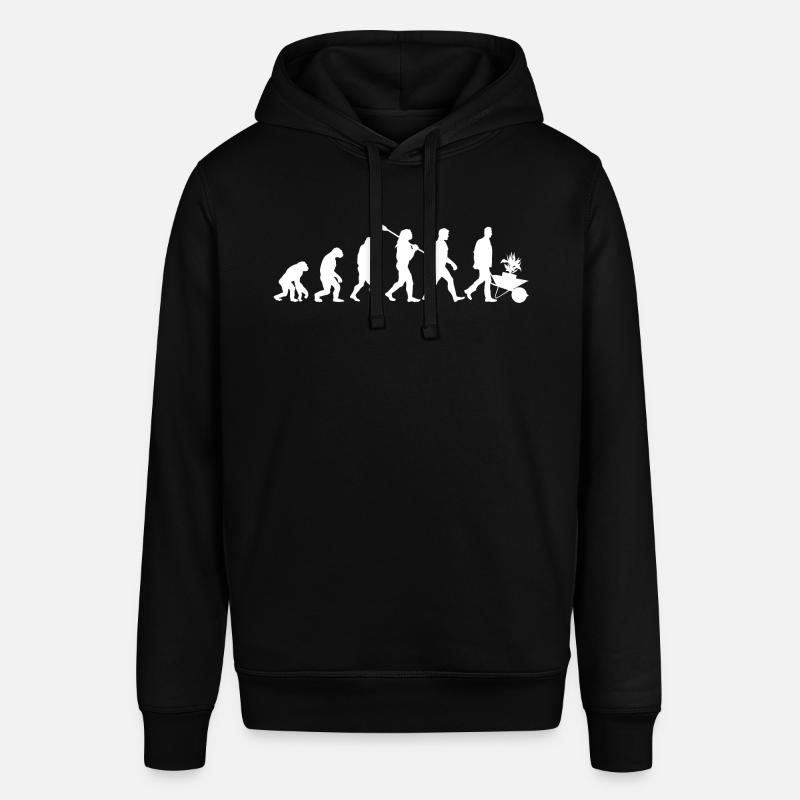 Gärtner Evolution | Schrebergarten Garten Freunde - Stanley/Stella Unisex Hoodie SOUNDER - Schwarz