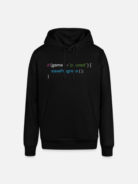 Gaming- und Coding-Design - Stanley/Stella Unisex Hoodie SOUNDER - Schwarz