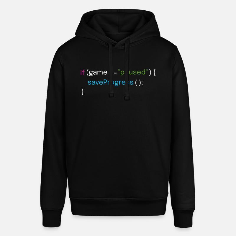 Gaming and Coding Design - Stanley/Stella SOUNDER Unisex Hoodie - black