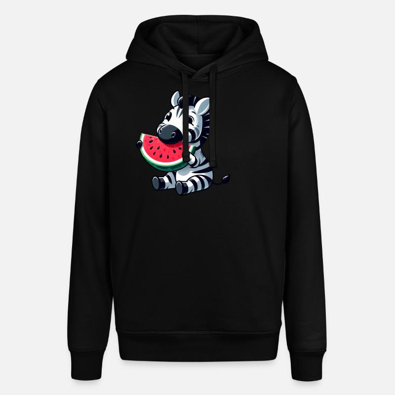 Zebra Melon Pastèque Fruit Fruité - Sweat à capuche SOUNDER Stanley/Stella Unisexe - noir
