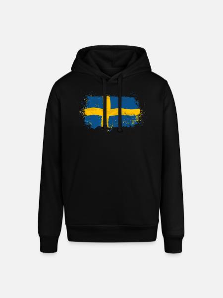 Sweden Flag - Stanley/Stella Unisex Hoodie SOUNDER - Schwarz