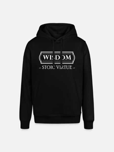 Vertu stoïcienne Sagesse Stoïcisme Don - Sweat à capuche SOUNDER Stanley/Stella Unisexe - noir
