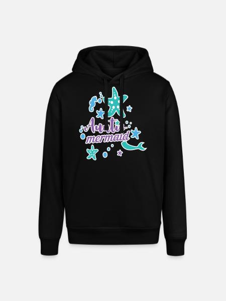 Auntie Mermaid - Stanley/Stella SOUNDER Unisex Hoodie - black