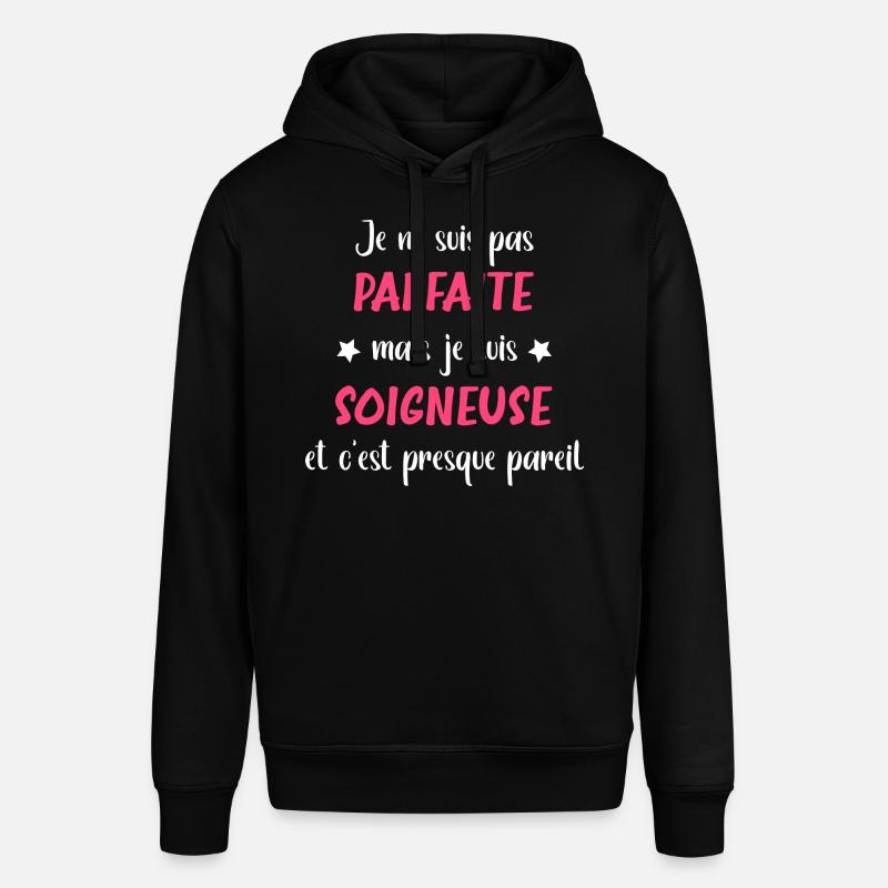 Parfaite Soigneuse - Sweat à capuche SOUNDER Stanley/Stella Unisexe - noir