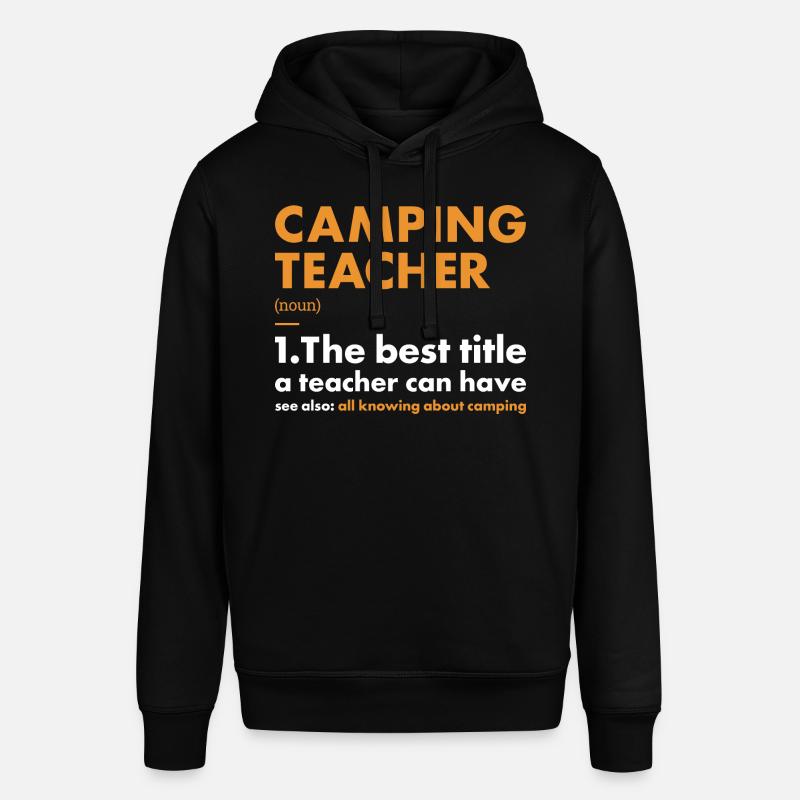 Camper Enseignant Définition Camping - Sweat à capuche SOUNDER Stanley/Stella Unisexe - noir