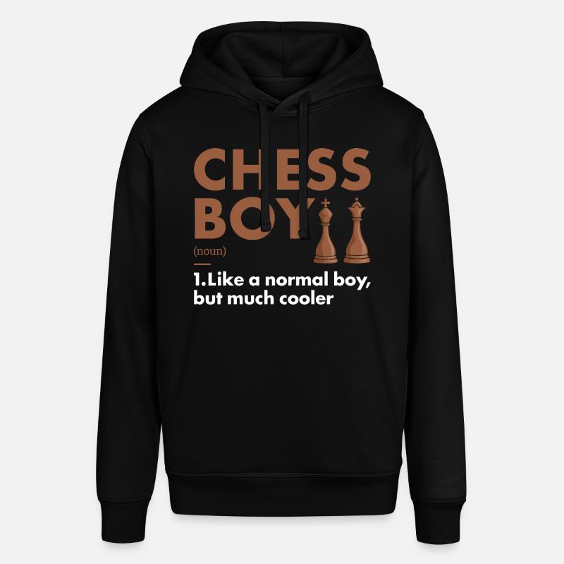 Joueur d’échecs Garçon Définition Échecs - Sweat à capuche SOUNDER Stanley/Stella Unisexe - noir
