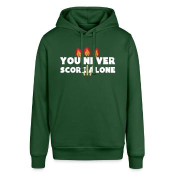 Vous ne marquez jamais seul - Sweat à capuche SOUNDER Stanley/Stella Unisexe - vert bouteille - Devant - Alina (178cm) & Michal (187cm)