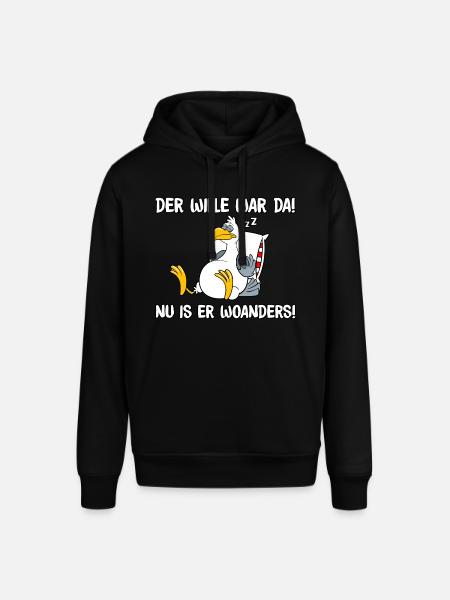 Der Wille war da - Stanley/Stella Unisex Hoodie SOUNDER - Schwarz